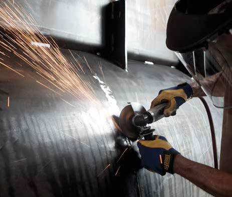 Flere alternativer arbeid på ulike materialer INOX/Steel: Kappeskiver som fungerer like godt på stål som