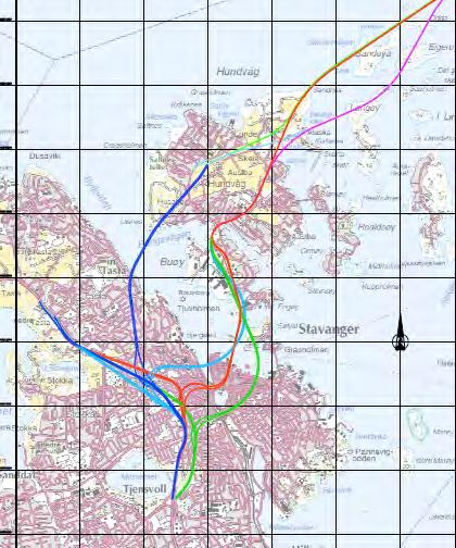 Tunneltraseer Hundvågtunnelen Eiganestunnelen Solbakktunnelen