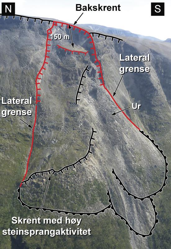 Kvalitativ farevurdering 9 geologiske kriterier Farepoeng mellom 0 og 12