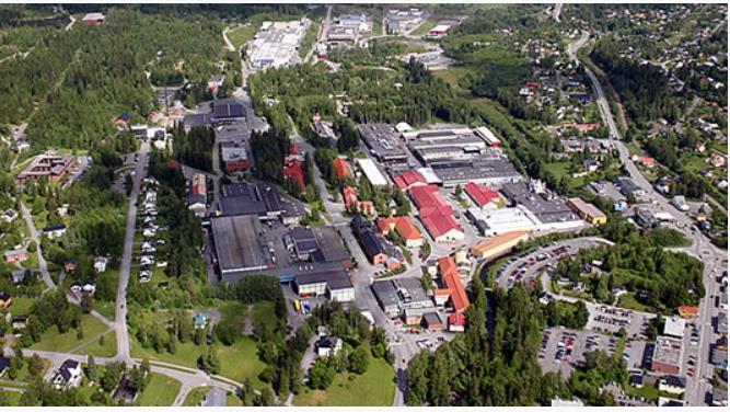 Industriparken på Raufoss en internasjonal næringsklynge o 50-100 utgående lastebiltransporter hver ukedag.
