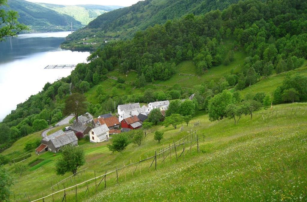 3.6 Havrå, Hordaland Havrå, Osterøy kommune, Hordaland Landskapstype Fjordlandskap med klyngetun og intakt teigstruktur Landskapsregion Jordbruksregion Areal 21 Midtre bygder på Vestlandet 6