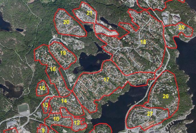 Del 1: Strøksanalysene detaljert analyse