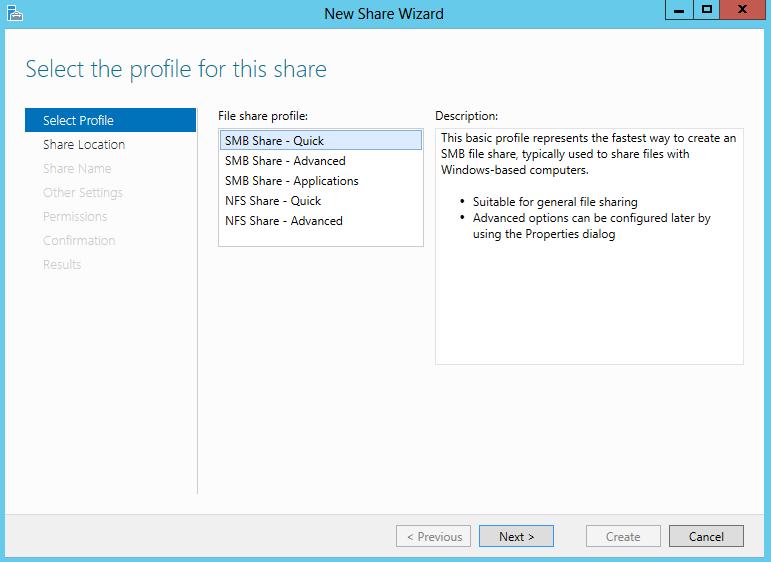 Oppgave c: Dele mapper fra Windows Server med File and Storage Services 1. Bruk File Explorer og lag en ny mappe under rota på harddisken (C:). Kall mappen data. 2.