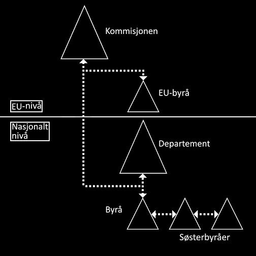 18 Administrative mønstre på statistikkområdet sammenvevet styringsmodell vil finne spor av flere av disse formene for styring.