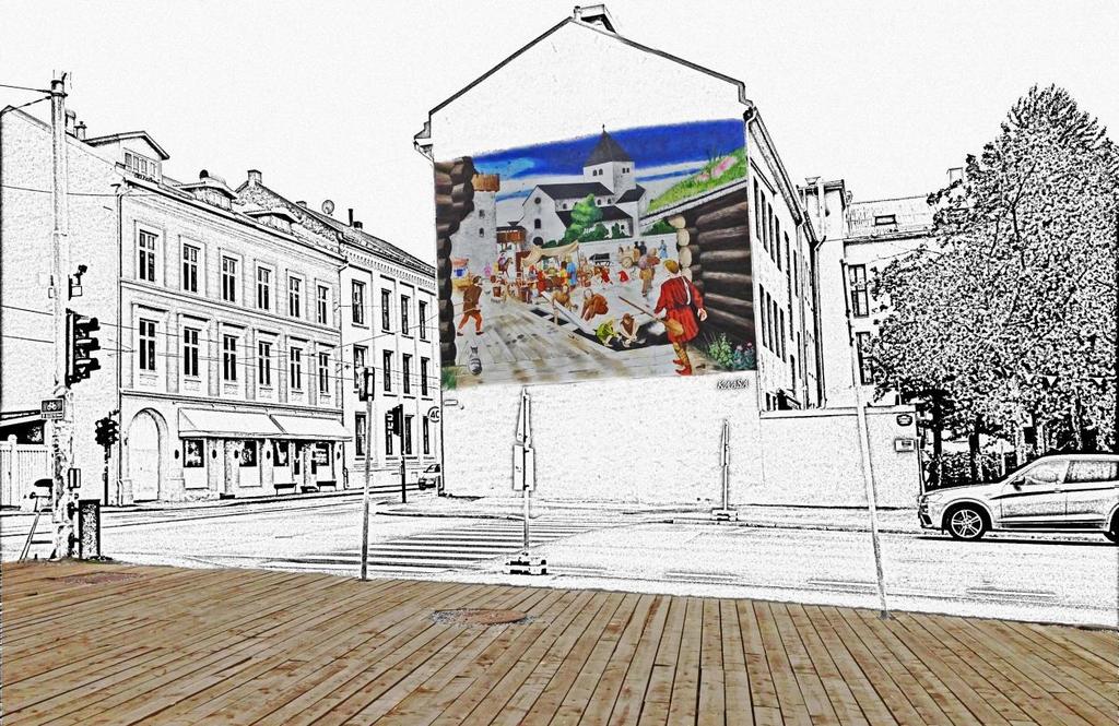 To eksempler på Arenaer Arena 1 Variert og tydelig bruk av Oslo Torg (jfr.