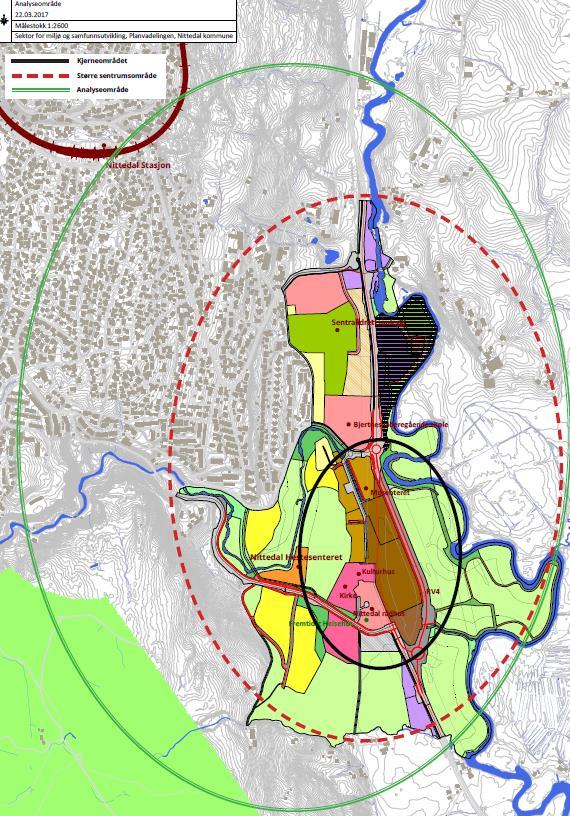 Nye Nittedal sentrum- skisse til