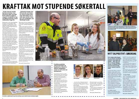 smilespiser rekrutteringslaget ved Meløy videregående skole i Glomfjord. Den gav nemlig resultater, vinterens stor-innsats for bedre søkertall til kjemiprosesslinja.