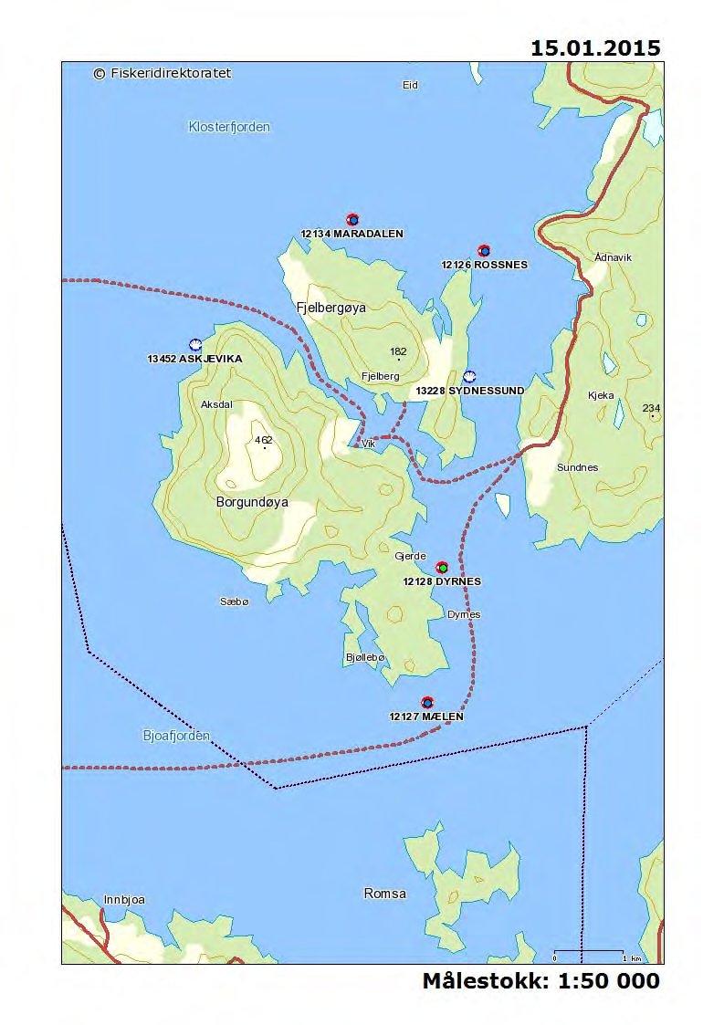 Fjelberg Fjordbruk AS Miljøtilstand i produksjonssona 2014.