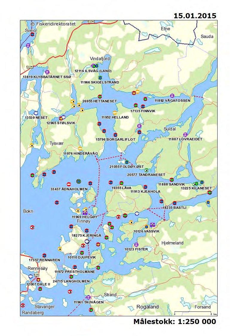 Rogaland Fjordbruk AS Miljøtilstand i