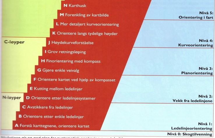 N-løyper N - løyper N-åpen, D/H 11-12N, D/H 13-16N, D/H 17N En N-løper forventes å kunne: - Ferdes i terrenget - Forstå de