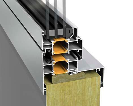Sapa Vindu 10 Vårt isolerte vindussystem 10 med en profildybde på mm gir en lav U-verdi samt høy luftog vanntetthet. Den effektive tettingen bidrar i høy grad også til vinduets akustiske ytelse.