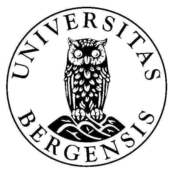 UNIVERSITETET I BERGEN Frskningsadministrativ avdeling - Det humanistiske fakultet - Det samfunnsvitenskapelige fakultet - Det matematisk-naturvitenskapelige fakultet - Det juridiske fakultet - Det