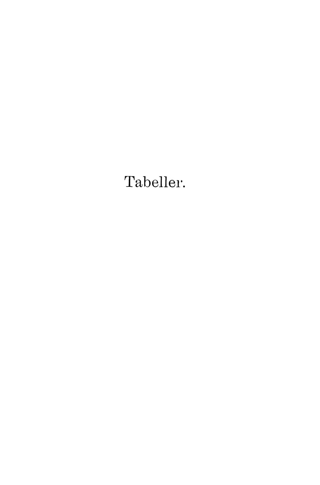 Tabeller.