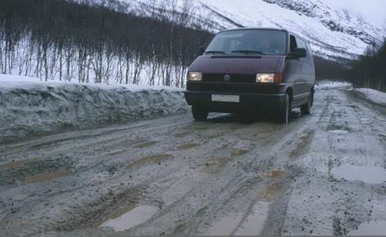 Figur 8.4 Fremkommelighetsproblem i teleløsningen (Foto: Kjell Robertsen, Svv Region Nord) 8.1.