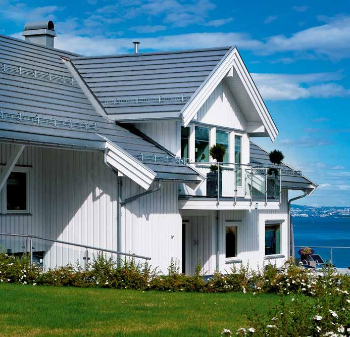 Turmalin stram og elegant tegltakstein Tegltakstein er det opprinnelige takmaterialet og er i særklasse hva gjelder holdbarhet.