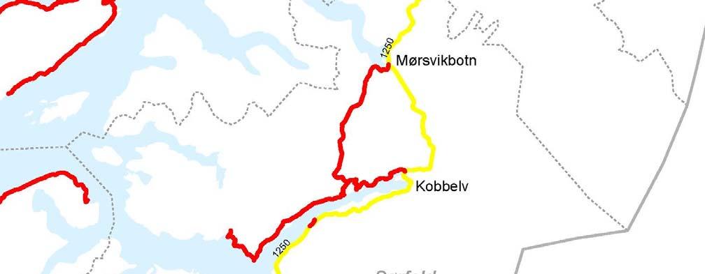 2 Trafikkanalyse Samfunnsøkonomiske beregninger KVU Fauske-Mørsvikbotn Det er ikke brukt regional transportmodell (RTM). Denne gir dårlig samsvar med registrert trafikk i analyseområdet.