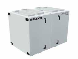 Flexit L32 og S32 for topp- henholdsvis sidetilkobling av kanaler Kapasitet L32 S32 Krav TEK 10 3 200 3 200 Krav h85 %, SFP 1,5 2 100 2 100 Ved 200 Pa Automatikk: CS2000 CS2000 Høyde, mm: 1430 1530