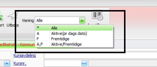 Fakturere aktører med utestående krav (J/N): # Når denne har verdi J eller er tom så kjøres krav på vanlig måte, det vil si at da faktureres aktører med utestående krav.