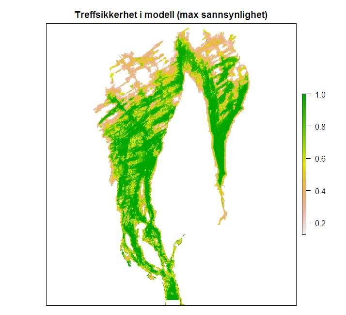 Usikkerheter Observasjoner innen kategorier med færre enn 3 observasjoner ble ekskludert fordi prediksjoner ville blitt for usikre for disse kategoriene.