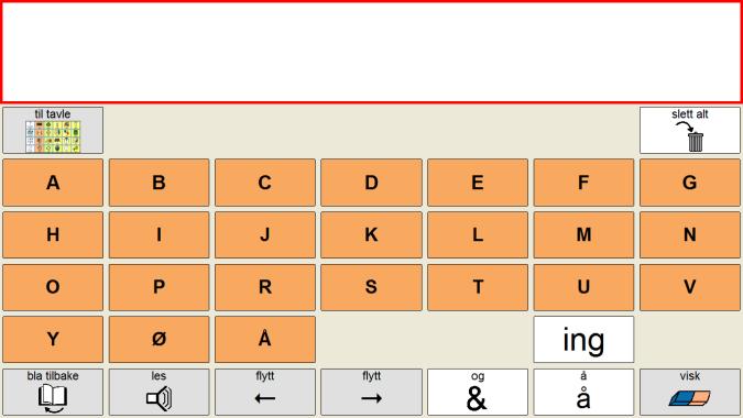 er organisert alfabetisk. Undersidene fra alfabetsiden, ABC; har verb som er ordnet alfabetisk.