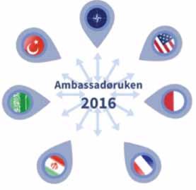 nødrop fra israel Ambassadøruken 22.-29. august Ambassadøruken er en ukes lang seminarrekke der vi inviterer en rekke av Norges ambassadører til å holde orienteringer fra sine utestasjoner.