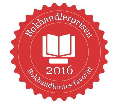 Bokhandlerprisen ble overrakt av kulturminister Linda Hofstad Helleland på Litteraturhuset i Oslo 15. november 2016.