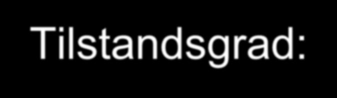 1.1 Våtrom/Overflater vegger og himling- Tilstandsgrad: TG 0: Nytt (0-5 år gammelt). Ingen avvik eller skader. TG 1: Som TG 0, men eldre enn 5år, normal bruksslitasje.