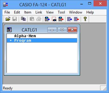 6. Konvertere data 4. Ved konvertering til ALGEBRA FX-serien: velg [Tool] - [Model Type] - [ALGEBRA FX series].