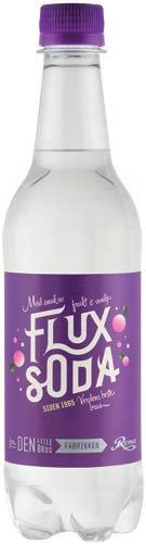 Den har en smakskombinasjon med frukt og vanilje som gjør Flux Soda til en helt egen brustype.