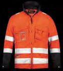 EN 20471 6600 9153 High Vis vest, Klasse 2 Smart design på jobben. Lett men slitesterkt refleksvest med glidelås og patenterte MultiPockets. EN 471, klasse 2.