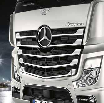 Noe ekstra for hver dag Allsidig, funksjonelt, vakkert og motiverende Mercedes-Benz originaltilbehør for Actros bidrar på forskjellige måter til at arbeidet i langtransporten går lettere og