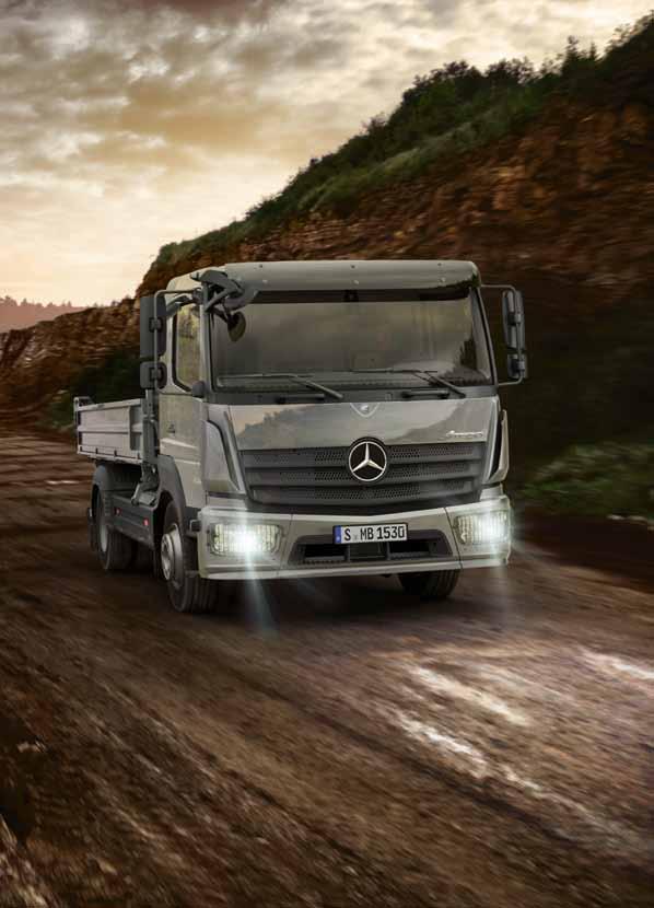 Mercedes-Benz i anleggstransport For alle anleggsoppgaver, for alle anlegg og for veien dit.