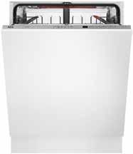 HVITEVARER 59 Helintegrerte oppvaskmaskiner, 60 cm FSE51600P Svært stillegående, helintegrert oppvaskmaskin med kapasitet på 13 kuverter.