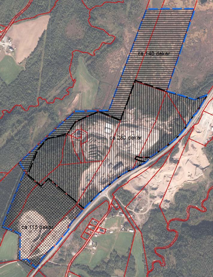 av forholdet til forskrift om konsekvensutredninger Skisse som viser avgrensning av gjeldendende