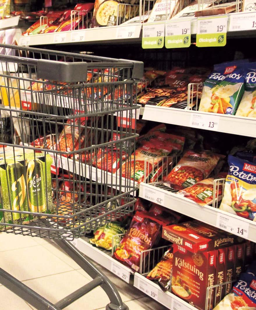 Det norske dagligvaremarkedet kontrolleres av tre matvarekjeder som omsetter 99 % av de totale verdiene.