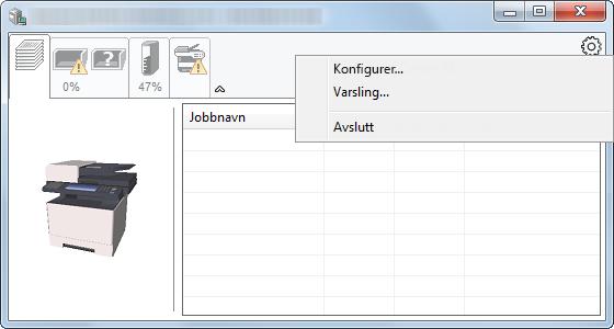 Embedded Web Server RX Hvis skriveren er koblet til et TCP/IP-nettverk og har egen IP-adresse, bruk en nettleser for å få tilgang til Embedded Web Server RX for å endre