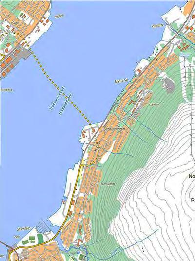 T / MÅL: Krokenhallen VENDING 5 km: Evjenveien VENDING 10 km: Tromsøysundvegen etter båthavna r: Krokenhallen, B.A.