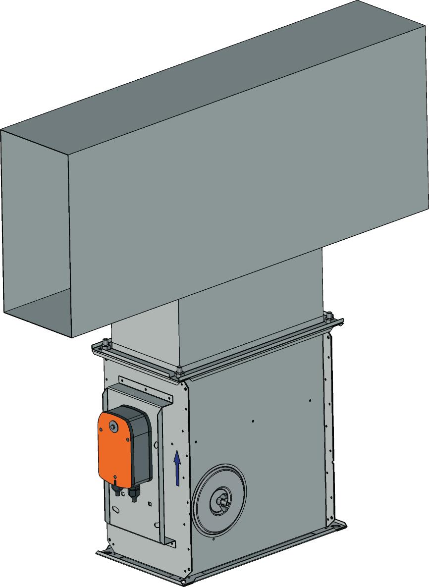 Smoke extraction dampers single are designed to remove heat and combustion products (e.g. smoke) from single fire compartment according EN1366 9.