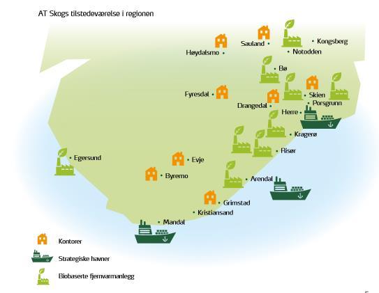 AT Skog 52 ansatte NOK 640 mill i driftsinntekter 1 000