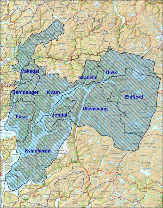 Ulvik og Vaksdal SUNNMØRE HAREID KOMMUNE HERØY KOMMUNE GISKE KOMMUNE SANDE KOMMUNE SANDØY