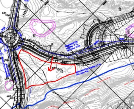 Delutredning - Valg av løsning for Nordre Tverrveg 25 Figur 17 Mulig plassering av innfartsparkering ved Åsveien Alternativ C Alternativer