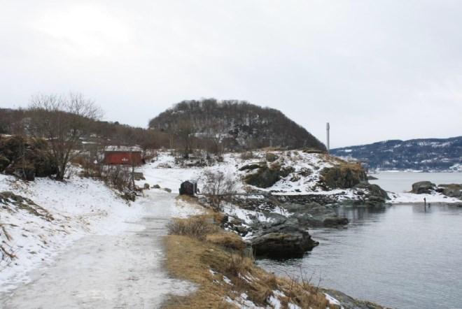 En ny ventilasjonspipe vil bli langt mer synlig fra de nære rekreasjonsområdene, Korsvika, Ladestien og Ladehammeren.