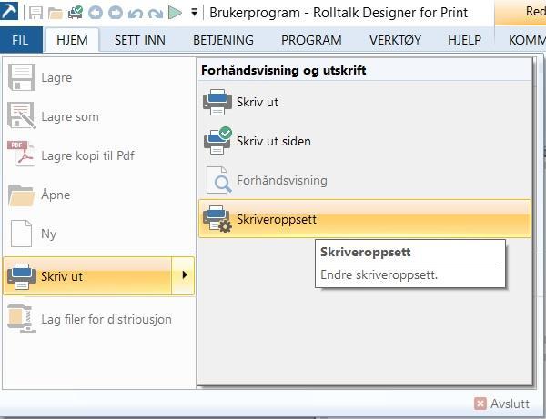 Under Kategorien Program kan du også bla deg gjennom sidene du har laget, for å se at disse ser ut som du ønsker. Velg Forrige/Neste.