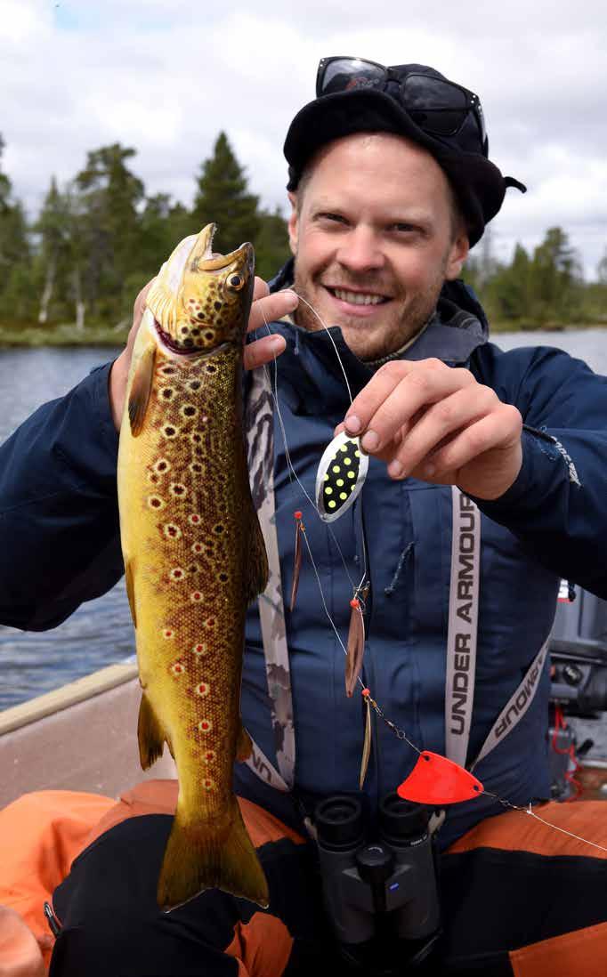 Store muligheter Den største ørreten Thomas Rohde kjenner til fra Grøningen, ble tatt på 80-tallet og veide 8,2 kilo.