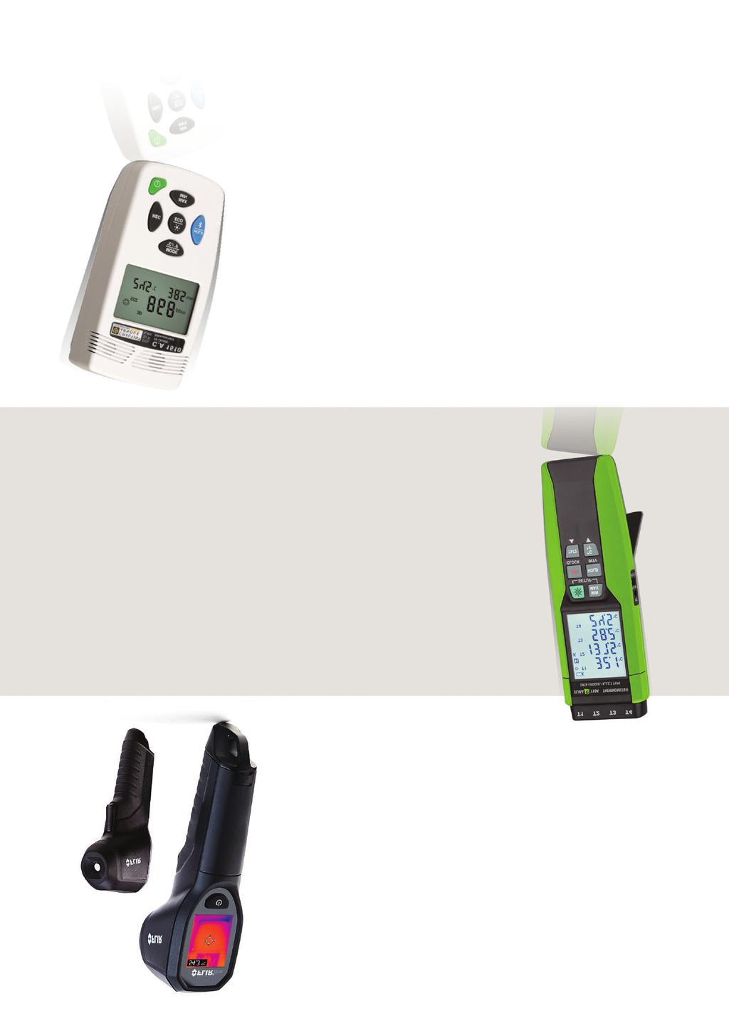 FLIR TG130 - Infrarødt termometer med termografibilde FLIR TG130 er et infrarødt termometer, som utover måling av punkt-temperatur også viser deg et termografibilde av objektet du måler på.