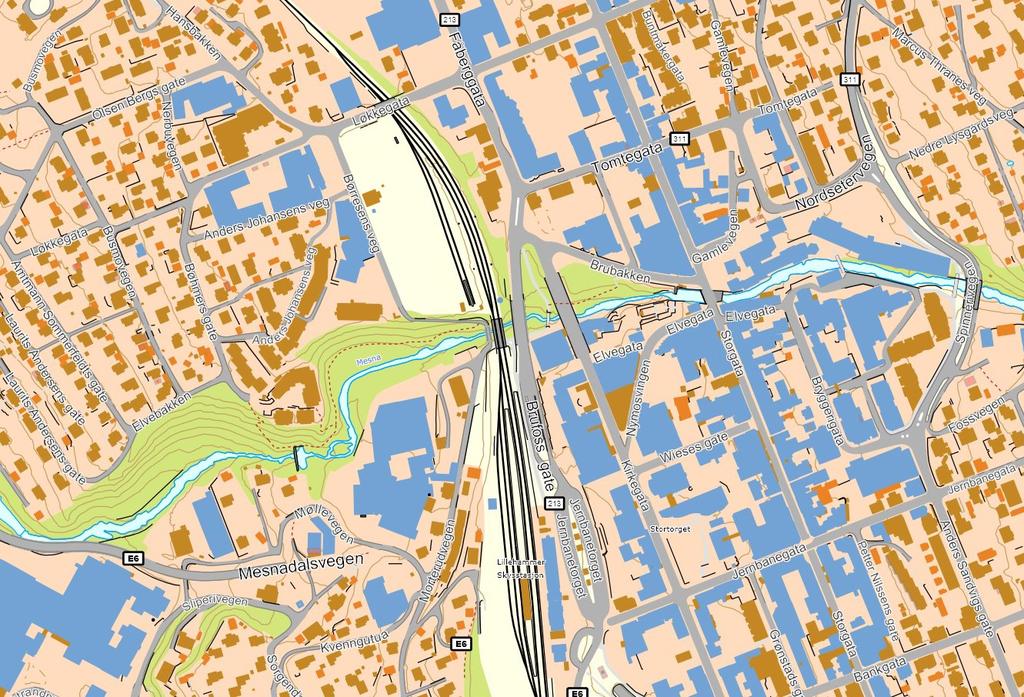 Lurhaugen Bruparken Lilletorget Mesnadalen Terrassen Vedlegg til notat om Terrassen til