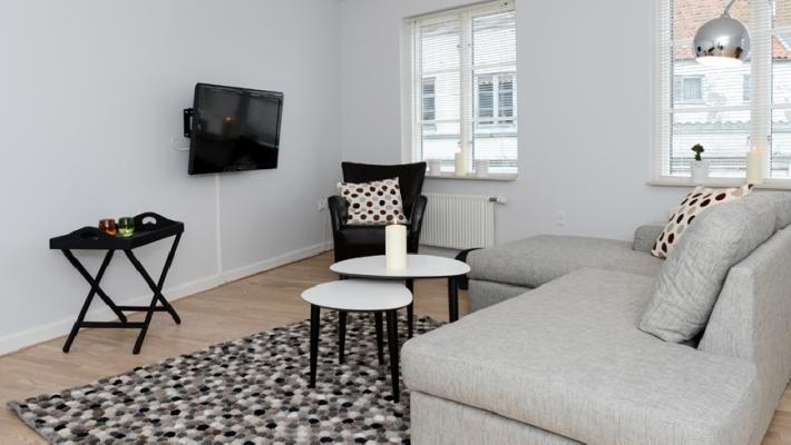 Sønderborg City Apartments er alle innredet i