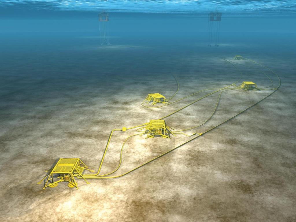 Tyrihans: Største Tie-back avstand for Multiphase Oil linjer 45km TYRIHANS - MARINE OPERATIONS Åsgard B Dyn.Umb.