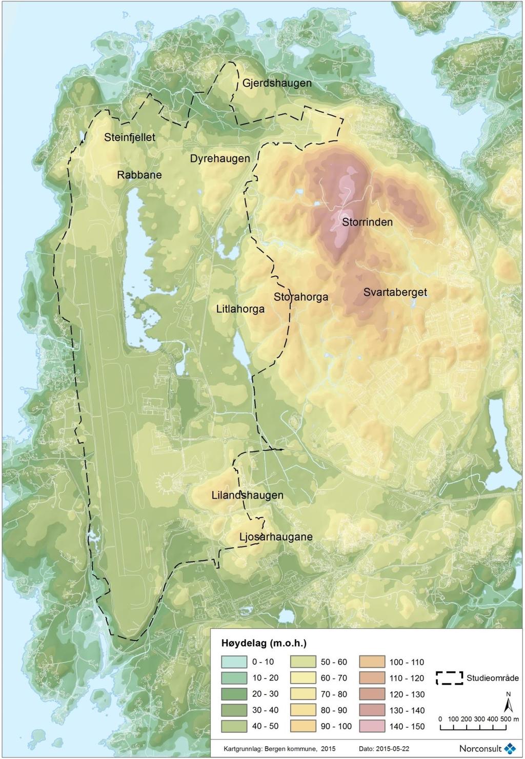 Figur 30: Høydelagskart