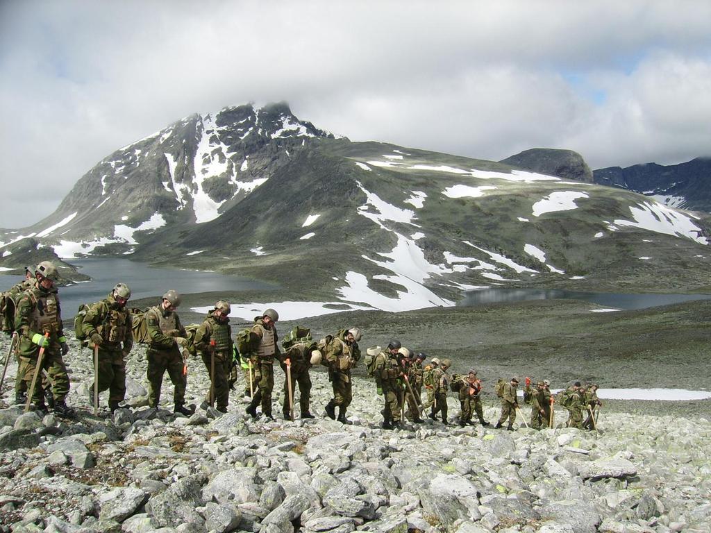 Eksplosivrydding i terrenget - Sju uker rydding i 2013, tilsvarende